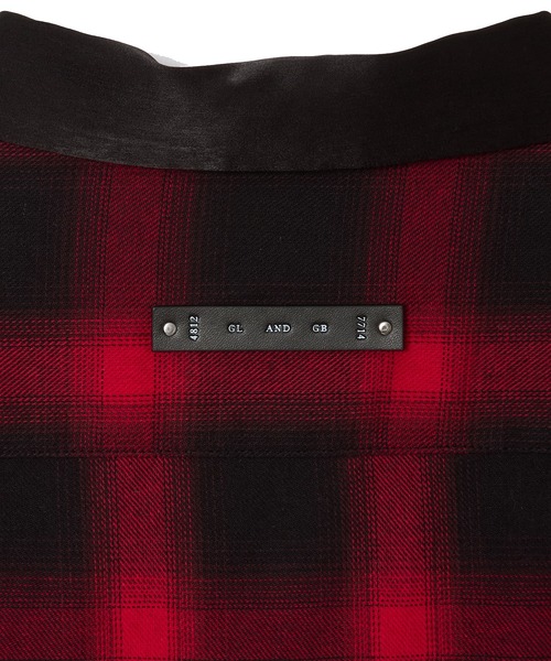 CRIMIE（クライミー）の「CHECK OPEN SHORT SLEEVE SHIRT（シャツ/ブラウス・メンズ・レッド/ブラック・XXL/XL/L/M/S）」の3枚目の写真