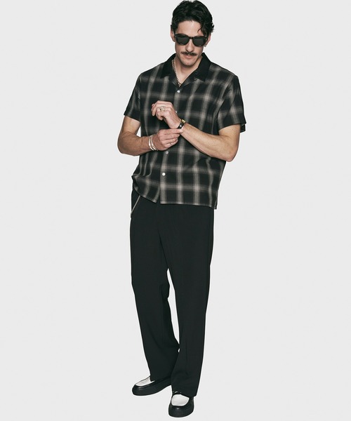 CRIMIE（クライミー）の「CHECK OPEN SHORT SLEEVE SHIRT（シャツ/ブラウス・メンズ・レッド/ブラック・XXL/XL/L/M/S）」の17枚目の写真