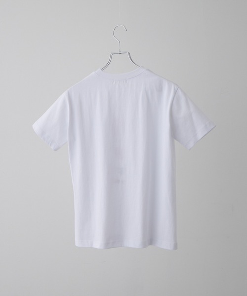 napinna maison(ナピナメゾン)の「【napinna maison×4sisters】ラブレターパッチワークロゴ半袖Tシャツ(Tシャツ/カットソー・レディース・ホワイト/ライトブルー・FREE)」の21枚目の写真
