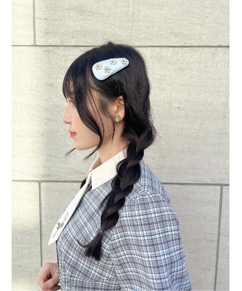 F i.n.t（フィント）の「パールマーガレットヘアピン/ fint　フィント（ヘアピン・レディース・ピンク/オフホワイト/ブルーグレー・FREE）」の9枚目の写真