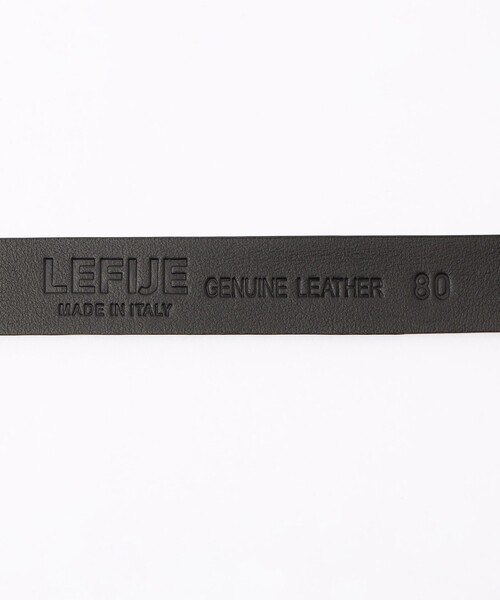 LEFIJE（レフィエ）の「LEFIJE SQUARE レザーベルト（ベルト・レディース・ホワイト/ブラック/ベージュ・FREE）」の7枚目の写真
