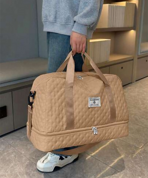 生地キルティングボストン キルティングボストンバッグ | Bagoodtimeshop