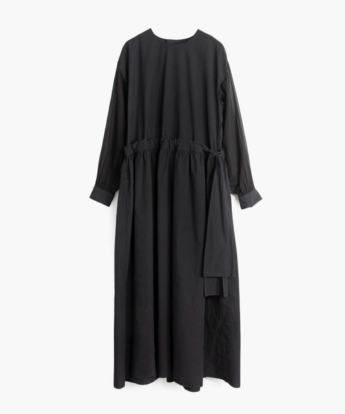 COSMIC WONDER（コズミックワンダー）の「Organic cotton broadcloth farmer dress（ワンピース・レディース・ピンク/ブラック・0/1）」の14枚目の写真