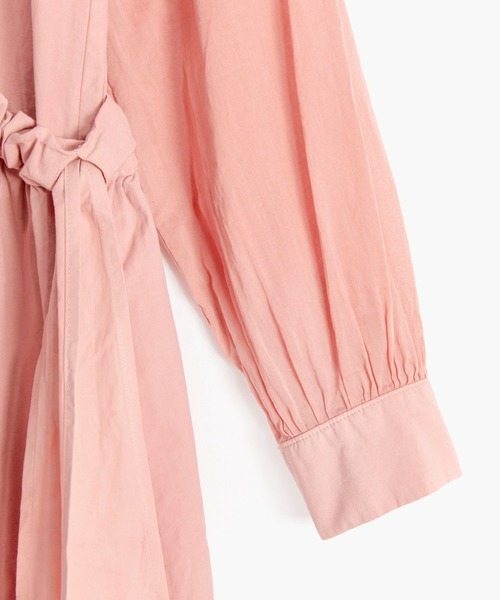 COSMIC WONDER（コズミックワンダー）の「Organic cotton broadcloth farmer dress（ワンピース・レディース・ピンク/ブラック・0/1）」の6枚目の写真