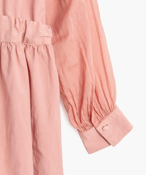 COSMIC WONDER（コズミックワンダー）の「Organic cotton broadcloth farmer dress（ワンピース・レディース・ピンク/ブラック・0/1）」の10枚目の写真