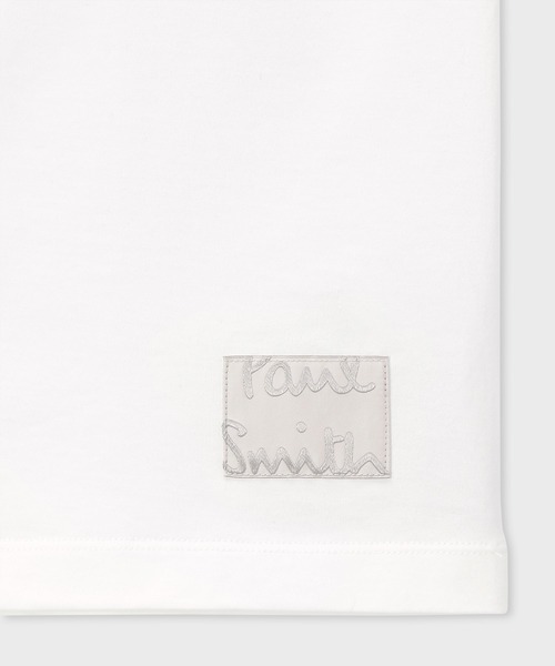 Paul Smith（ポールスミス）の「"Cropped Logo" 半袖Tシャツ / 153563 919T（Tシャツ/カットソー・メンズ・ブラック/ホワイト・SMALL/MEDIUM/LARGE/X-LARGE/XX-LARGE）」の7枚目の写真