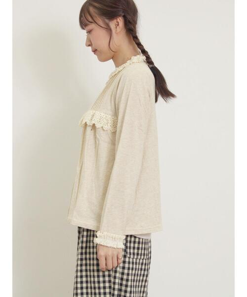 ⭐︎超美品⭐︎minimal sheerシャツ Samansa Mos2（サマンサ モスモス）の「切替スキッパーシャツ