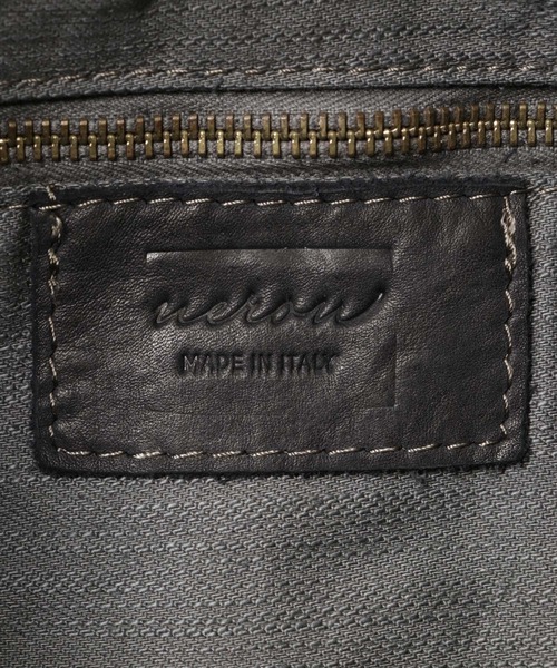 URBAN RESEARCH（アーバンリサーチ）の「メッシュ編みレザースクエアバッグ（トートバッグ・レディース・ブラック・-）」の11枚目の写真