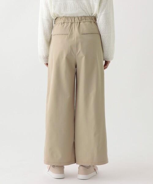Afternoon Tea（アフタヌーンティー）の「ツイル紐付きタックワイドパンツパンツ（その他パンツ・レディース・ベージュ/ネイビー・MEDIUM）」の7枚目の写真