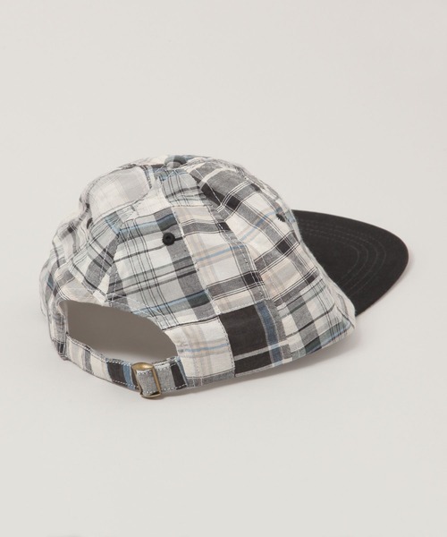 RAGEBLUE（レイジブルー）の「【THE FOX】チェック柄キャップ（キャップ・メンズ・ブラック・FREE）」の4枚目の写真