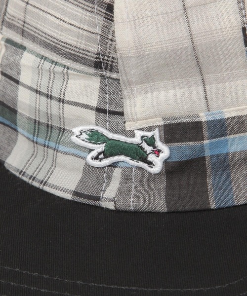 RAGEBLUE（レイジブルー）の「【THE FOX】チェック柄キャップ（キャップ・メンズ・ブラック・FREE）」の7枚目の写真