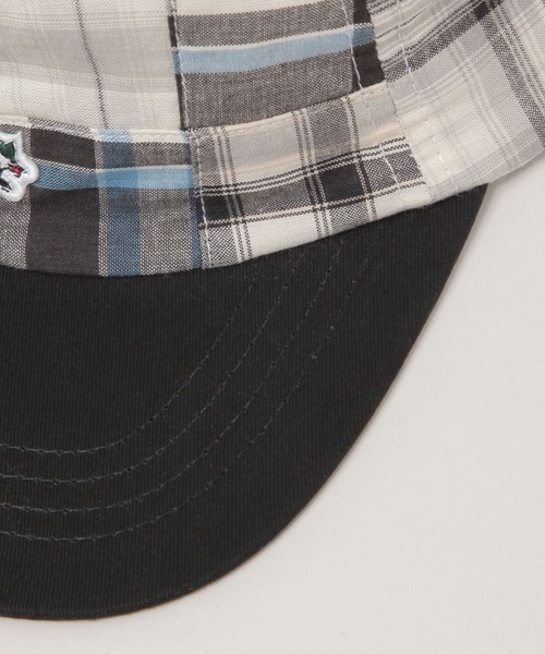 RAGEBLUE（レイジブルー）の「【THE FOX】チェック柄キャップ（キャップ・メンズ・ブラック・FREE）」の8枚目の写真