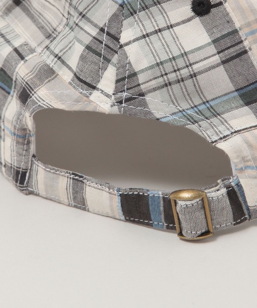 RAGEBLUE（レイジブルー）の「【THE FOX】チェック柄キャップ（キャップ・メンズ・ブラック・FREE）」の9枚目の写真