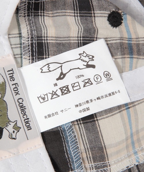 RAGEBLUE（レイジブルー）の「【THE FOX】チェック柄キャップ（キャップ・メンズ・ブラック・FREE）」の11枚目の写真