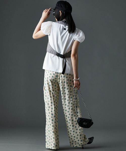 GEVS.(ジェイヴィス)の「ナイロンベスト<大きいサイズ有>GEVS.(ベスト・レディース・ブラック/グレー・3L/LL/L/M/5L/4L)」の4枚目の写真