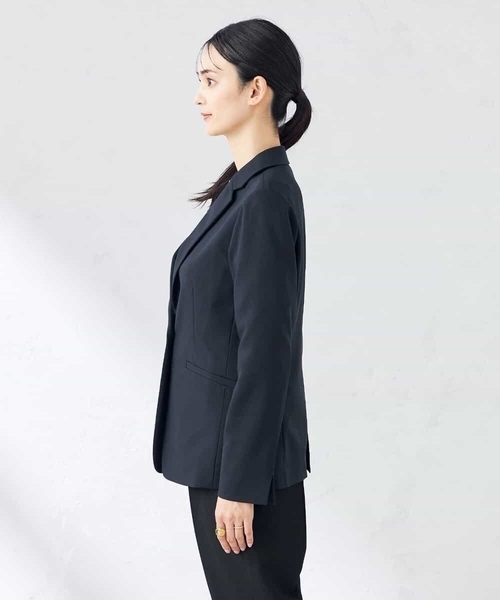 a.v.v(アーヴェヴェ)の「【洗える/ストレッチ/UVカット】麻調ストレッチテーラードジャケット(テーラードジャケット・レディース・グレー/ベージュ/ネイビー・42/40/38/36/34)」の21枚目の写真