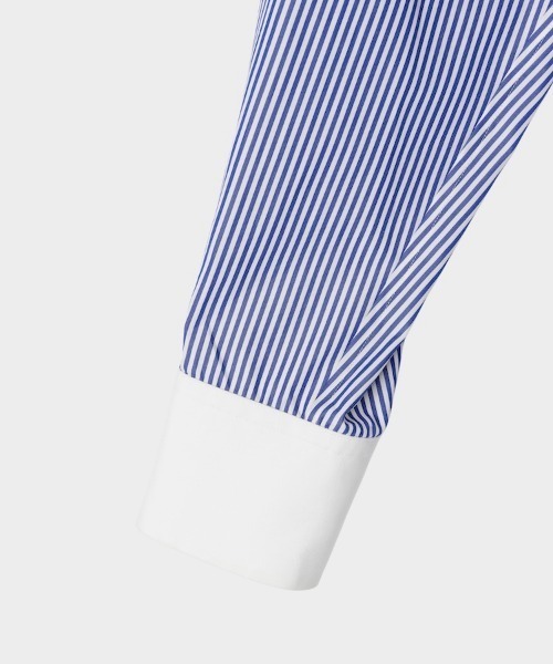 CINOH（チノ）の「トーマスメイソン カラーセパレーテッドシャツ（シャツ/ブラウス・メンズ・ブルー系その他・46/38/48/44）」の9枚目の写真