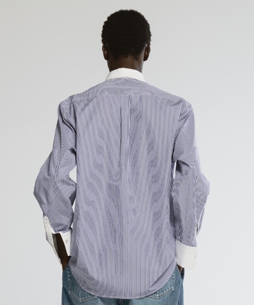 CINOH（チノ）の「トーマスメイソン カラーセパレーテッドシャツ（シャツ/ブラウス・メンズ・ブルー系その他・46/38/48/44）」の3枚目の写真