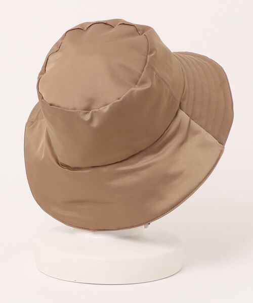 TRUNC（トランクエイティーエイト）の「Pocketable Bucket Hat Ⅱ（ハット・レディース・ベージュ/ブラック・FREE）」の3枚目の写真