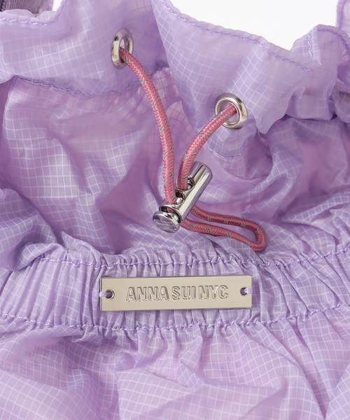 anna sui nyc（アナ スイ エヌ ワイ シー）の「ANNA SUI NYC シャーリングショルダーシアーバッグ（クラッチバッグ・レディース・ホワイト/グレー/パープル・FREE）」の13枚目の写真