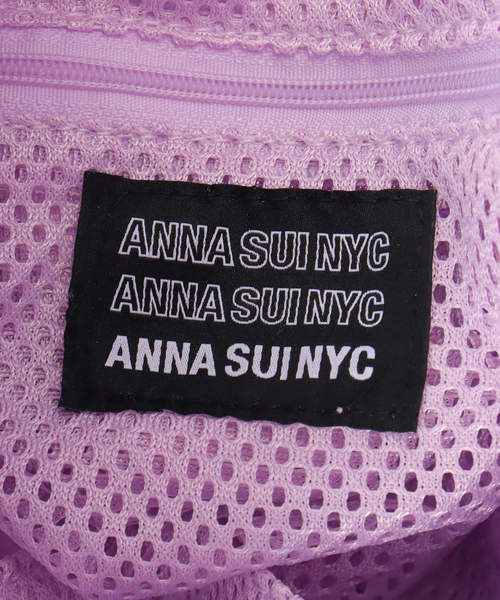 anna sui nyc（アナ スイ エヌ ワイ シー）の「ANNA SUI NYC シャーリングショルダーシアーバッグ（クラッチバッグ・レディース・ホワイト/グレー/パープル・FREE）」の14枚目の写真