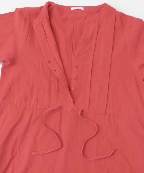 ITEMS URBANRESEARCH(アイテムズ アーバンリサーチ)の「ドライコットンタックワンピース(ワンピース・レディース・レッド/ブラック/モカ・FREE)」の10枚目の写真