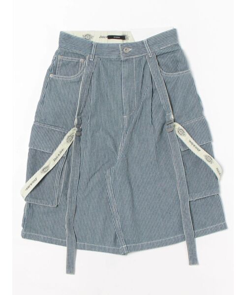 EMODA(エモダ)の「【Dickies別注】ポケットハングベルトハーフパンツ(その他パンツ・レディース・グレー/インディゴブルー・SMALL/MEDIUM)」の3枚目の写真