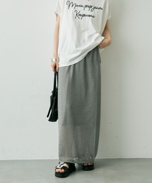 シアーラメアイラインスカート