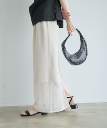 シアーラメアイラインスカート