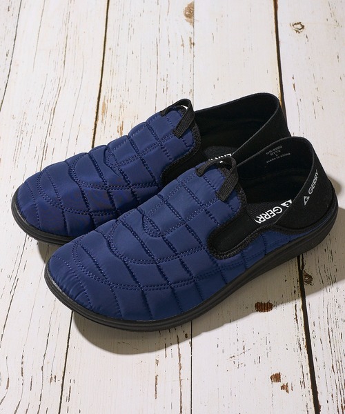 GERRY（ジェリー）の「【GERRY】メンズ 高反発インソール 難燃加工 キルティング モックシューズ / キャンプ スリッポンシューズ（スリッポン・メンズ・ブラック/カーキ/ネイビー・MEDIUM/LARGE/X-LARGE/SMALL）」の3枚目の写真
