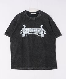 CERCA | 【NOWLE】ユーズド加工 プリント スミクロ 半袖 ティシャツ(Tシャツ/カットソー)