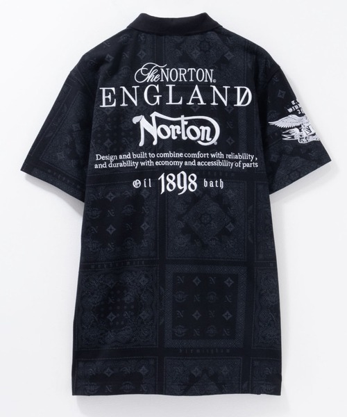 セール】Norton モノグラムバンダナポロシャツ（ポロシャツ）｜Norton