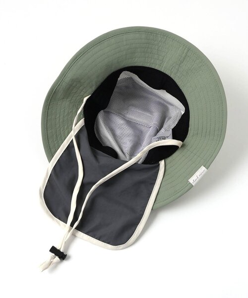 apres les cours（アプレレクール）の「【保冷剤収納可・日よけ付き】バラエティアウトドアハット_UVカット（ハット・キッズ・アイボリー/ベージュ/キナリ/ラベンダー/ブルー/グレー/グリーン/ピンク・48/50/52/54/56）」の17枚目の写真