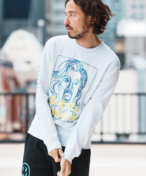seventy seven(セブンティセブン)の「msw1661-middle onz sweat shirts (77LADY) スウェット(スウェット・メンズ・ホワイト/ブラック/アッシュ・S/M/L/XL)」の3枚目の写真