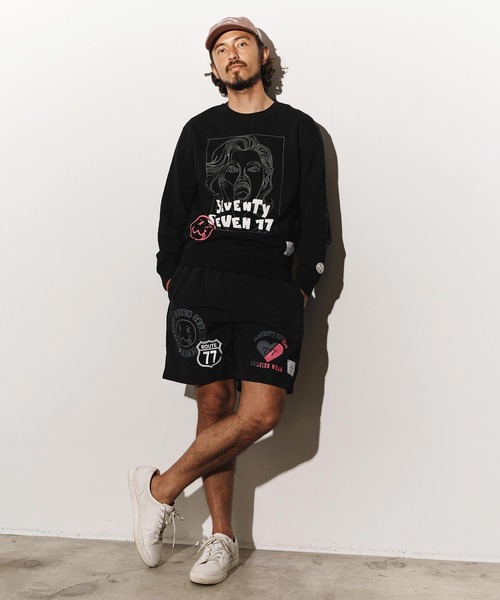 seventy seven(セブンティセブン)の「msw1661-middle onz sweat shirts (77LADY) スウェット(スウェット・メンズ・ホワイト/ブラック/アッシュ・S/M/L/XL)」の8枚目の写真