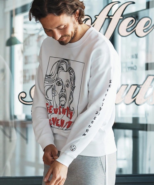 seventy seven(セブンティセブン)の「msw1661-middle onz sweat shirts (77LADY) スウェット(スウェット・メンズ・ホワイト/ブラック/アッシュ・S/M/L/XL)」の11枚目の写真