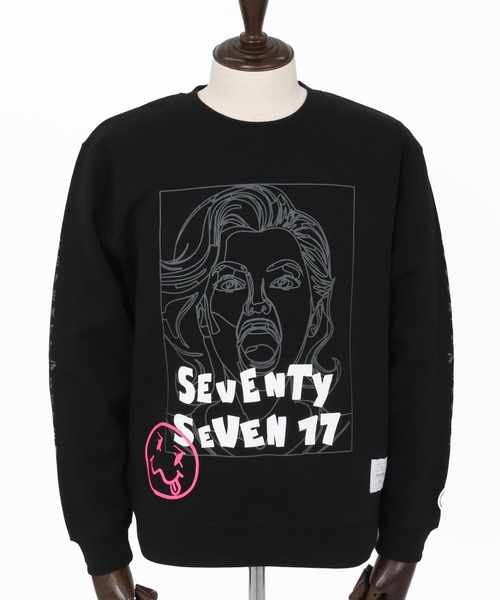 seventy seven(セブンティセブン)の「msw1661-middle onz sweat shirts (77LADY) スウェット(スウェット・メンズ・ホワイト/ブラック/アッシュ・S/M/L/XL)」の19枚目の写真