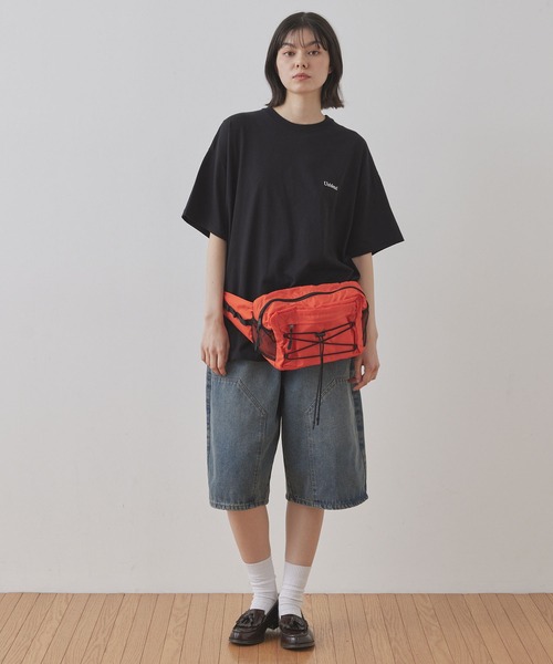 Unblend（アンブレンド）の「【Unblend】幾何学柄/立体プリント グラフィック ハーフスリーブTシャツ（Tシャツ/カットソー・レディース・ブラック/レッド/ホワイト/ブラック系・FREE）」の8枚目の写真