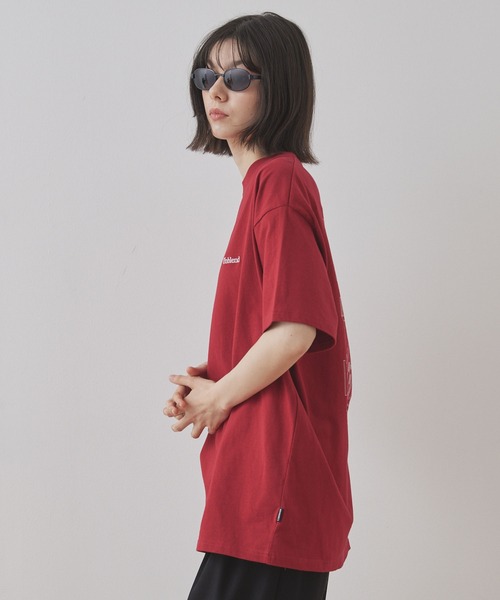 Unblend（アンブレンド）の「【Unblend】幾何学柄/立体プリント グラフィック ハーフスリーブTシャツ（Tシャツ/カットソー・レディース・ブラック/レッド/ホワイト/ブラック系・FREE）」の15枚目の写真