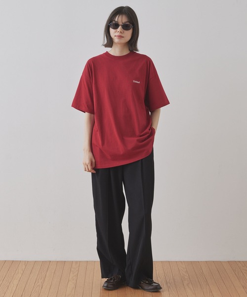 Unblend（アンブレンド）の「【Unblend】幾何学柄/立体プリント グラフィック ハーフスリーブTシャツ（Tシャツ/カットソー・レディース・ブラック/レッド/ホワイト/ブラック系・FREE）」の18枚目の写真