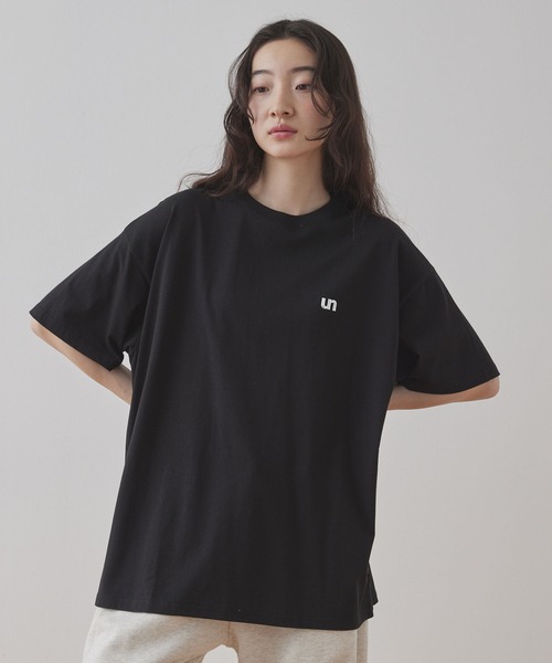 アトリエgg プリントTシャツ 1ハーフ セール】【Unblend】幾何学柄/立体プリント グラフィック ハーフ