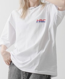 【HONDA / ホンダ】ワンポイントプリント ボックスシルエット 半袖Tシャツ カットソー メンズ レディース