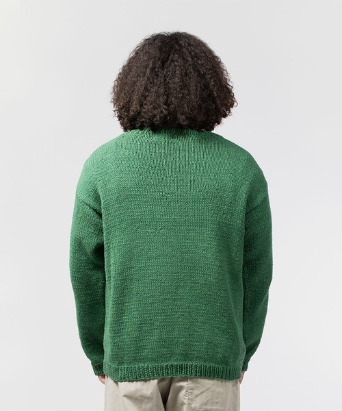 niche.（ニッチ）の「MacMahon Knitting Mills L/S Crew Neck Knit-Sneaker　マクマホン ニッティング ミルズ ニッチ（ニット/セーター・メンズ・グリーン/ネイビー・FREE）」の13枚目の写真