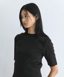 ユナイテッドトウキョウ＊半袖ニット・ブラック UNITED TOKYO｜ユナイテッド トウキョウのニット/セーター（半袖
