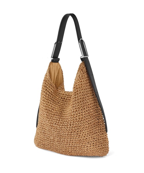 ANEMONE（アネモネ）の「ショルダーカゴバッグ（かごバッグ・レディース・オレンジ/グリーン/ブラック/グレー・FREE）」の8枚目の写真