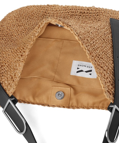 ANEMONE（アネモネ）の「ショルダーカゴバッグ（かごバッグ・レディース・オレンジ/グリーン/ブラック/グレー・FREE）」の11枚目の写真