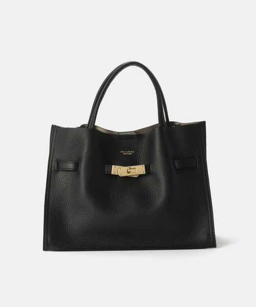 VIOLAd'ORO(ヴィオラドーロ)の「VIOLAd’ORO/ヴィオラドーロ TRERO TOTE(トートバッグ・レディース・ブラック/ベージュ系その他・FREE)」の1枚目の写真