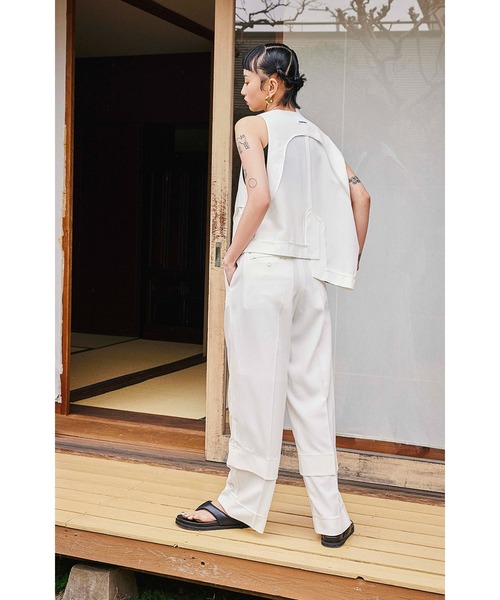 OMMO サークルベスト セール】ASYMMETRY DESIGN VEST（ベスト）｜OMMO（オーエム
