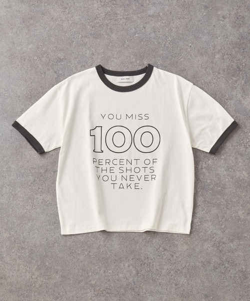 ホワイト グラフィックプリント Tシャツ 半袖 グラフィックプリントTシャツ(M ホワイト): トップス｜Right-on