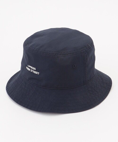 J.PRESS YORK STREET（ジェイプレスヨークストリート）の「【UNISEX】ロゴ刺繍バケットハット（ハット・メンズ・ベージュ系/スカイブルー系/ネイビー系・F）」の3枚目の写真